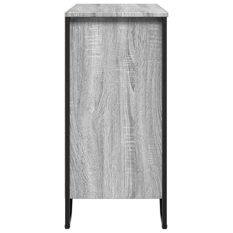 vidaXL Sideboard Grau Sonoma 78x35,5x74,5 cm Holzwerkstoff