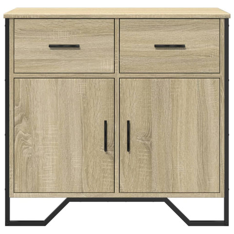 vidaXL Sideboard Sonoma-Eiche 79,5x35,5x74,5 cm Holzwerkstoff