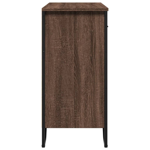 vidaXL Sideboard Braun Eichen-Optik 79,5x35,5x74,5 cm Holzwerkstoff