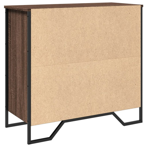 vidaXL Sideboard Braun Eichen-Optik 79,5x35,5x74,5 cm Holzwerkstoff