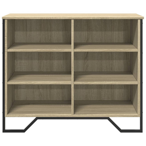 vidaXL Sideboard Sonoma-Eiche 91x35,5x74,5 cm Holzwerkstoff