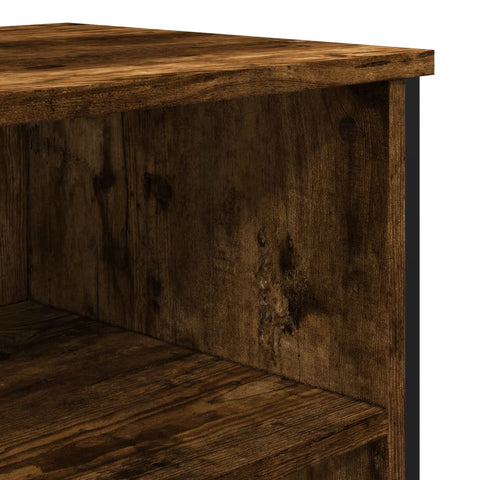 vidaXL Sideboard Räuchereiche 91x35,5x74,5 cm Holzwerkstoff