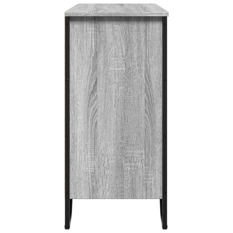 vidaXL Sideboard Grau Sonoma 91x35,5x74,5 cm Holzwerkstoff