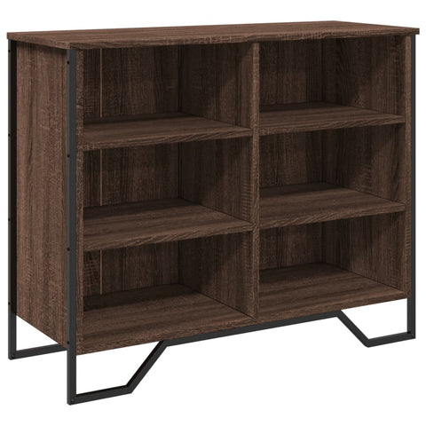 vidaXL Sideboard Braun Eichen-Optik 91x35,5x74,5 cm Holzwerkstoff