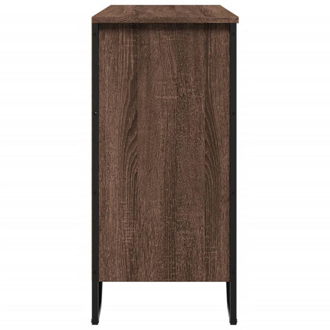 vidaXL Sideboard Braun Eichen-Optik 91x35,5x74,5 cm Holzwerkstoff