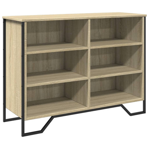 vidaXL Sideboard Sonoma-Eiche 101x35,5x74,5 cm Holzwerkstoff