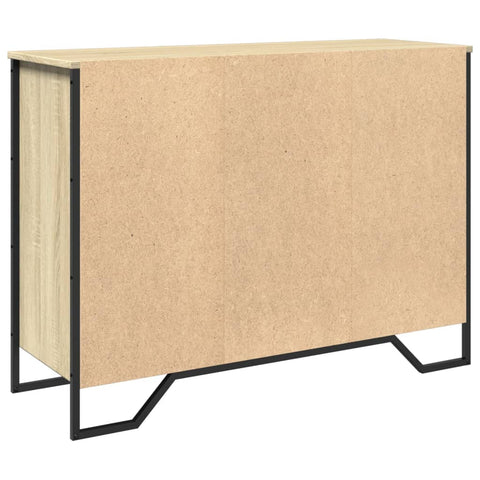 vidaXL Sideboard Sonoma-Eiche 101x35,5x74,5 cm Holzwerkstoff