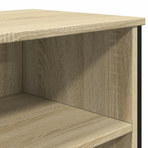 vidaXL Sideboard Sonoma-Eiche 101x35,5x74,5 cm Holzwerkstoff