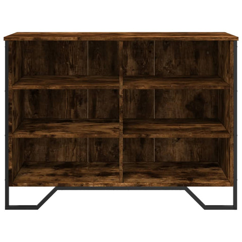 vidaXL Sideboard Räuchereiche 101x35,5x74,5 cm Holzwerkstoff