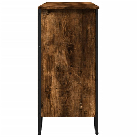 vidaXL Sideboard Räuchereiche 101x35,5x74,5 cm Holzwerkstoff