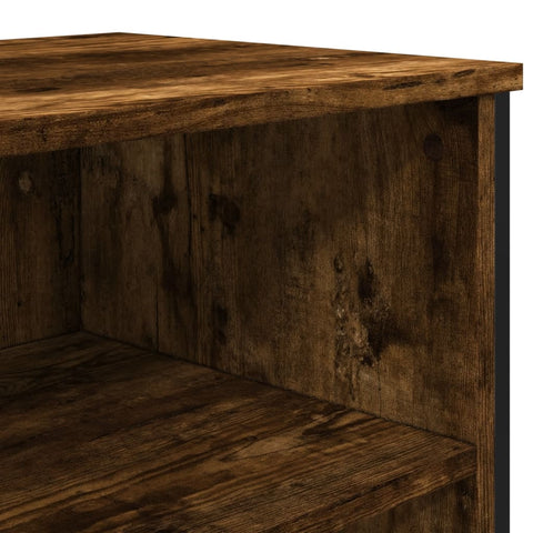 vidaXL Sideboard Räuchereiche 101x35,5x74,5 cm Holzwerkstoff