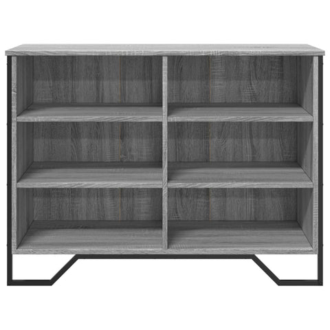 vidaXL Sideboard Grau Sonoma 101x35,5x74,5 cm Holzwerkstoff