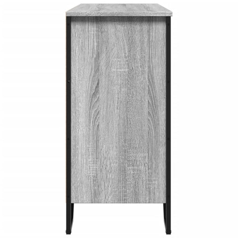 vidaXL Sideboard Grau Sonoma 101x35,5x74,5 cm Holzwerkstoff