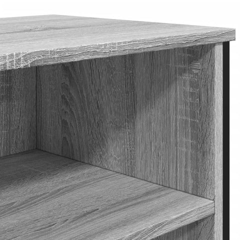 vidaXL Sideboard Grau Sonoma 101x35,5x74,5 cm Holzwerkstoff