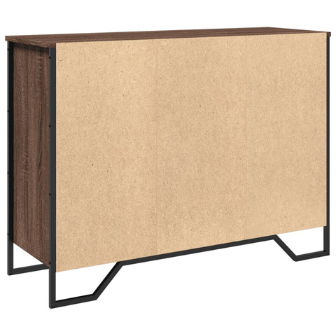 vidaXL Sideboard Braun Eichen-Optik 101x35,5x74,5 cm Holzwerkstoff