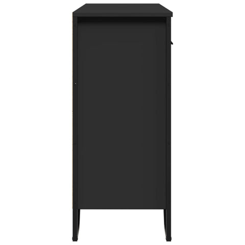 vidaXL Sideboard Schwarz 97x32,5x74,5 cm Holzwerkstoff