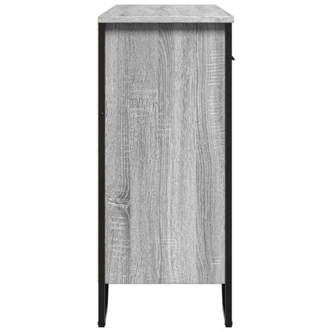 vidaXL Sideboard Grau Sonoma 97x32,5x74,5 cm Holzwerkstoff