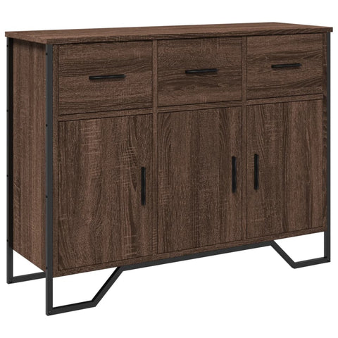 vidaXL Sideboard Braun Eichen-Optik 97x32,5x74,5 cm Holzwerkstoff