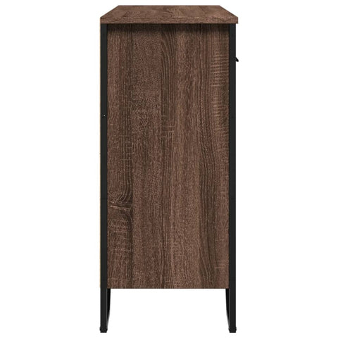 vidaXL Sideboard Braun Eichen-Optik 97x32,5x74,5 cm Holzwerkstoff