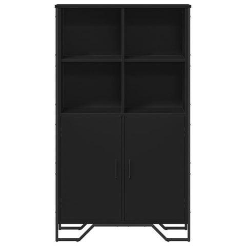 vidaXL Highboard Schwarz 79,5x35,5x137,5 cm Holzwerkstoff