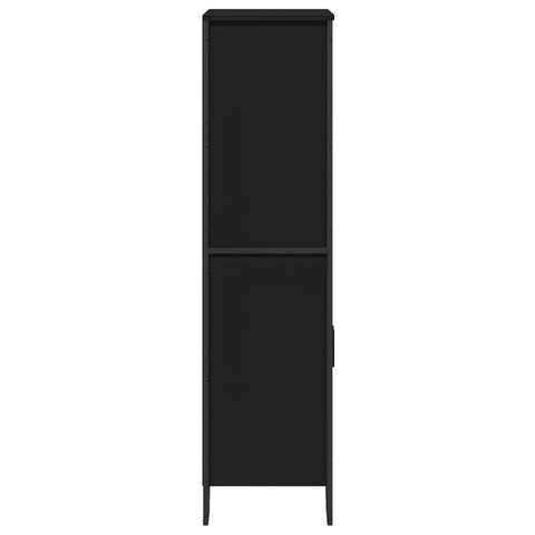 vidaXL Highboard Schwarz 79,5x35,5x137,5 cm Holzwerkstoff