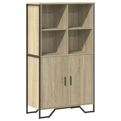 vidaXL Highboard Sonoma-Eiche 79,5x35,5x137,5 cm Holzwerkstoff