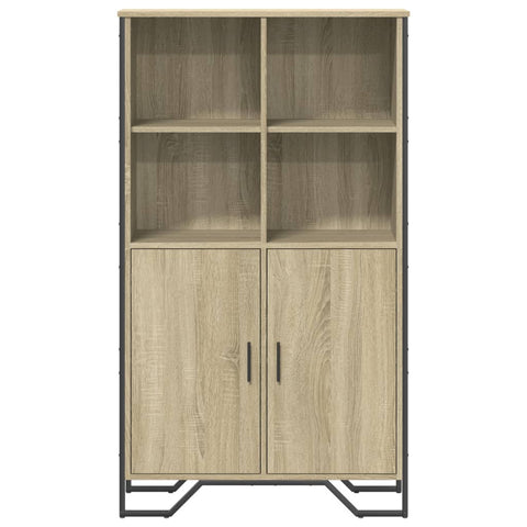 vidaXL Highboard Sonoma-Eiche 79,5x35,5x137,5 cm Holzwerkstoff