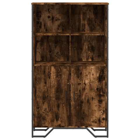 vidaXL Highboard Räuchereiche 79,5x35,5x137,5 cm Holzwerkstoff