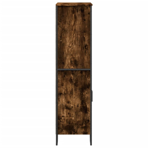 vidaXL Highboard Räuchereiche 79,5x35,5x137,5 cm Holzwerkstoff