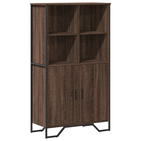 vidaXL Highboard Eichen-Optik 79,5x35,5x137,5 cm Holzwerkstoff