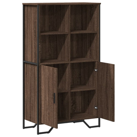 vidaXL Highboard Eichen-Optik 79,5x35,5x137,5 cm Holzwerkstoff