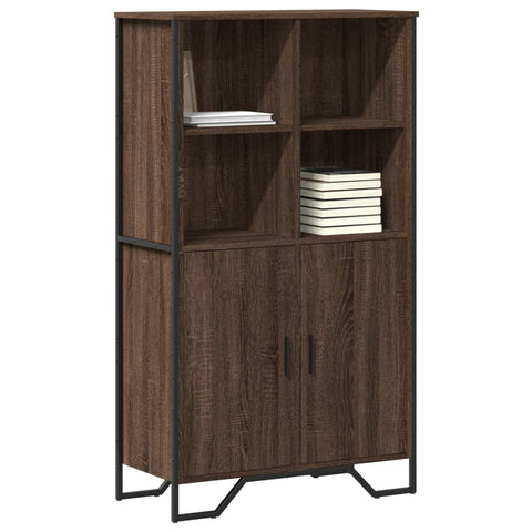 vidaXL Highboard Eichen-Optik 79,5x35,5x137,5 cm Holzwerkstoff