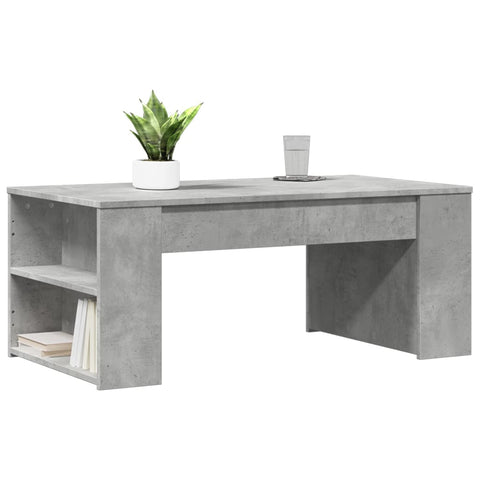 vidaXL Couchtisch Betongrau 102x55x42 cm Holzwerkstoff