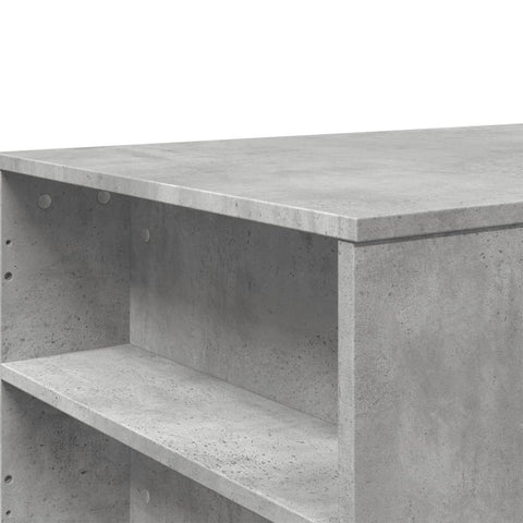 vidaXL Couchtisch Betongrau 102x55x42 cm Holzwerkstoff