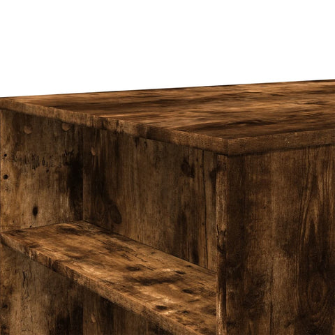 vidaXL Couchtisch Räuchereiche 102x55x42 cm Holzwerkstoff