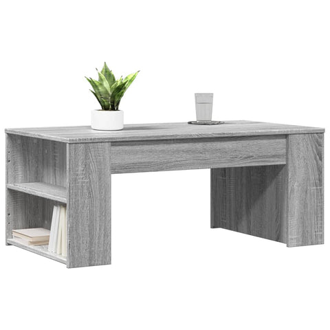 vidaXL Couchtisch Grau Sonoma 102x55x42 cm Holzwerkstoff