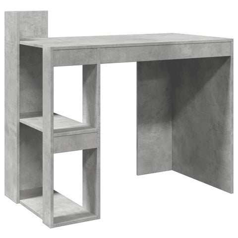 vidaXL Schreibtisch Betongrau 103,5x56,5x94 cm Holzwerkstoff