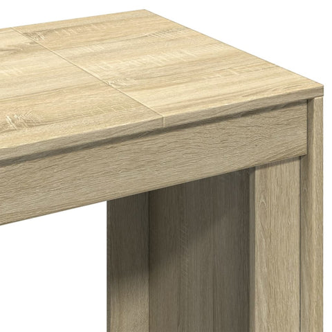 vidaXL Schreibtisch Sonoma-Eiche 123,5x73,5x75 cm Holzwerkstoff