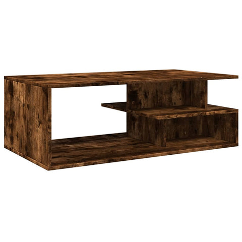 vidaXL Couchtisch Räuchereiche 102x55x35 cm Holzwerkstoff