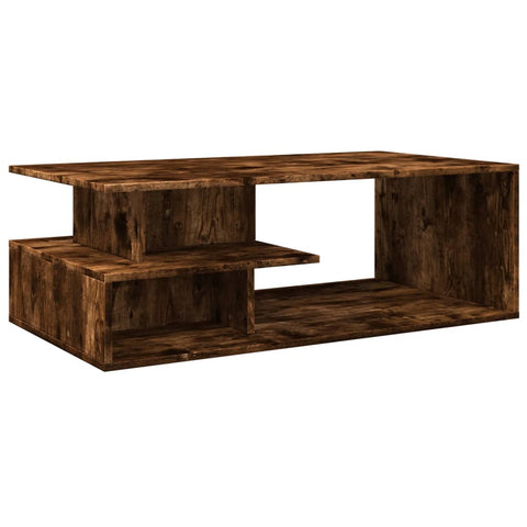 vidaXL Couchtisch Räuchereiche 102x55x35 cm Holzwerkstoff