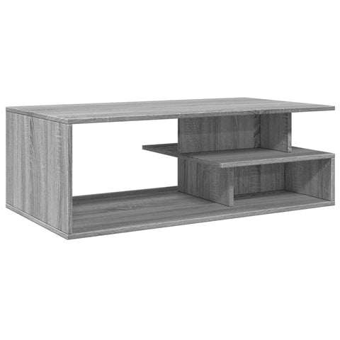 vidaXL Couchtisch Grau Sonoma 102x55x35 cm Holzwerkstoff