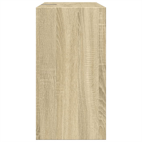 vidaXL Waschbeckenunterschrank Sonoma-Eiche 63x29x55 cm Holzwerkstoff