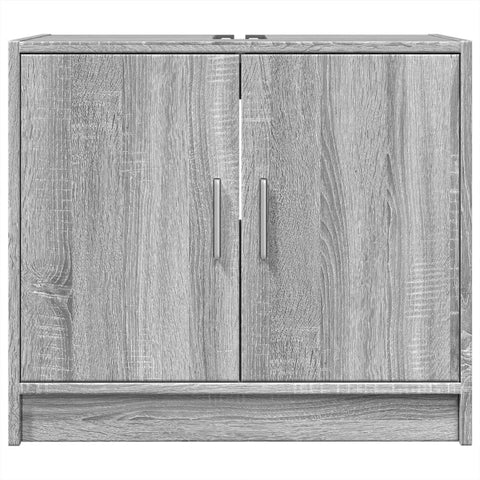 vidaXL Waschbeckenunterschrank Grau Sonoma 63x29x55 cm Holzwerkstoff