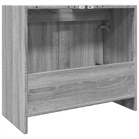 vidaXL Waschbeckenunterschrank Grau Sonoma 63x29x55 cm Holzwerkstoff