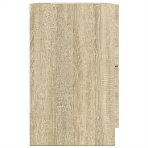 vidaXL Waschbeckenunterschrank Sonoma-Eiche 40x37x59 cm Holzwerkstoff