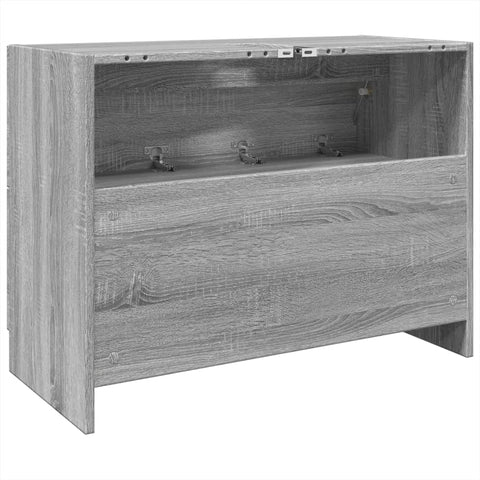 vidaXL Waschbeckenunterschrank Grau Sonoma 78x37x59 cm Holzwerkstoff