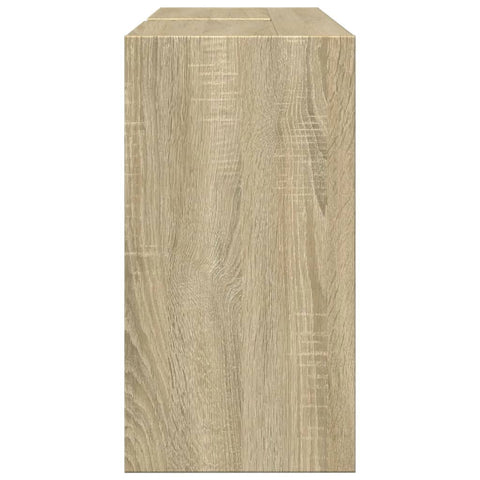 vidaXL Waschbeckenunterschrank Sonoma-Eiche 90x29x55 cm Holzwerkstoff