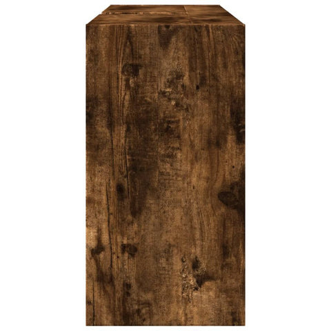 vidaXL Waschbeckenunterschrank Räuchereiche 90x29x55 cm Holzwerkstoff