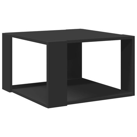 vidaXL Couchtisch Schwarz 51,5x51,5x30 cm Holzwerkstoff