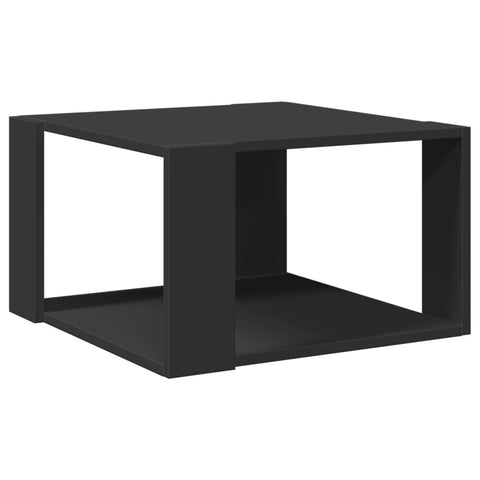 vidaXL Couchtisch Schwarz 51,5x51,5x30 cm Holzwerkstoff